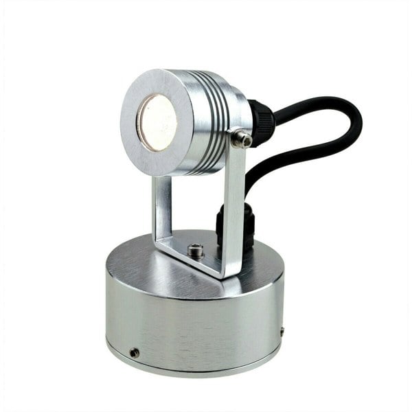 Outdoor IP54 Wall Light Sconce Anodised Aluminium LED 1W Bulb External d01113 Loops