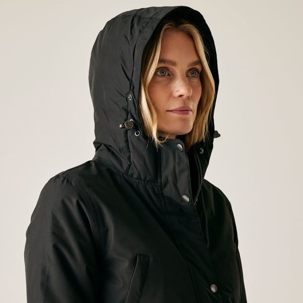 Regatta Women's Voltera Heated Waterproof Parka Jacket - Black