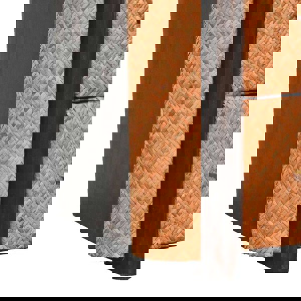 Artisan Furniture Solid Wood Rattan Curve Edge Nightstand