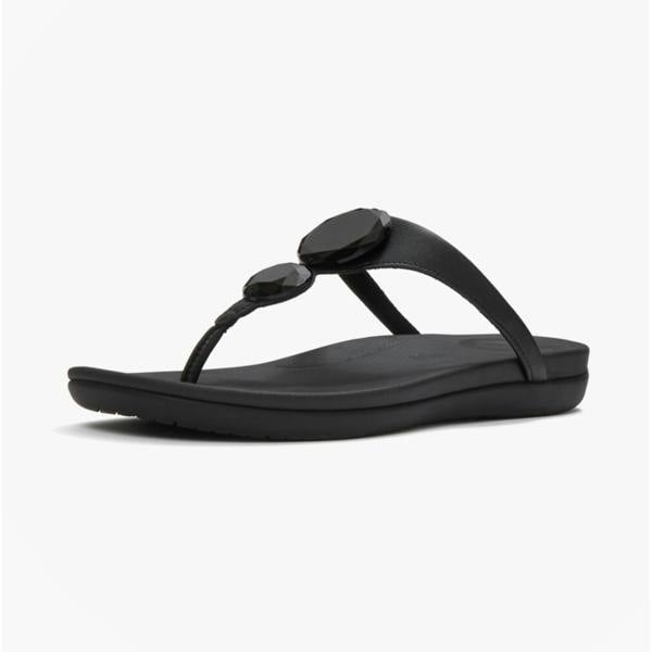 FitFlop FitFlop SOLAY GLOSSY Womens Flip-flops Black