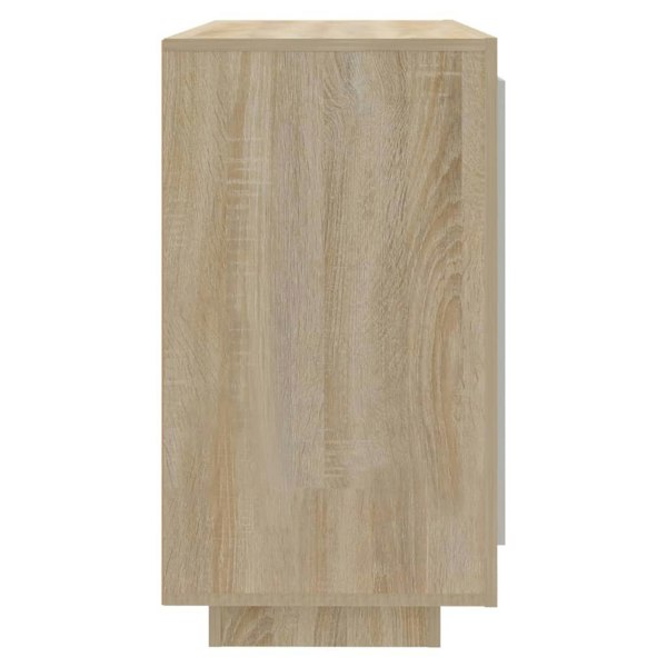 Berkfield Sideboard Sonoma Oak 80x40x75 cm Engineered Wood