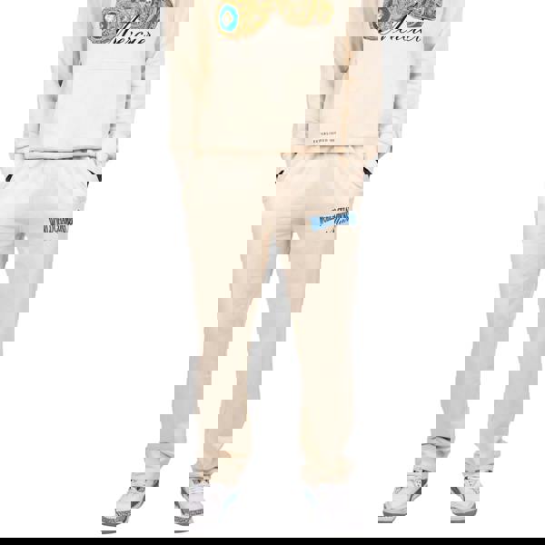 Mercier Mens Champions Jogging Bottoms - Ecru - 