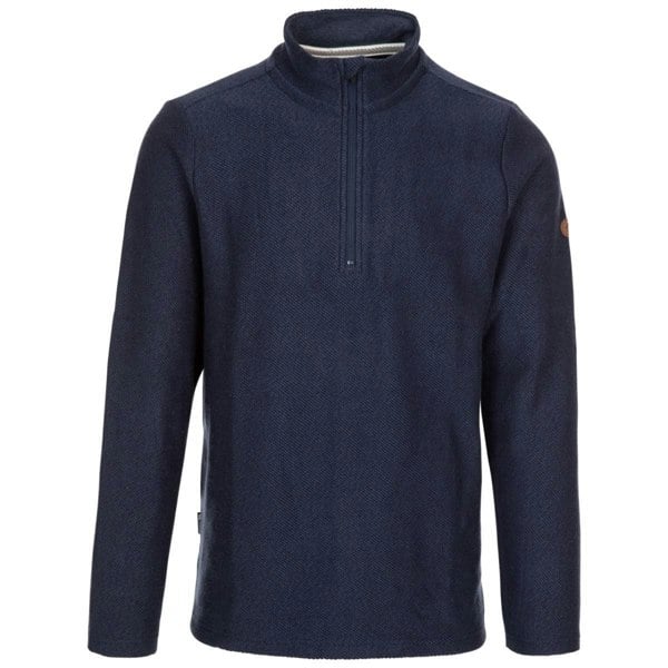 Trespass Mens Taddingley Half Zip Sweatshirt - Navy