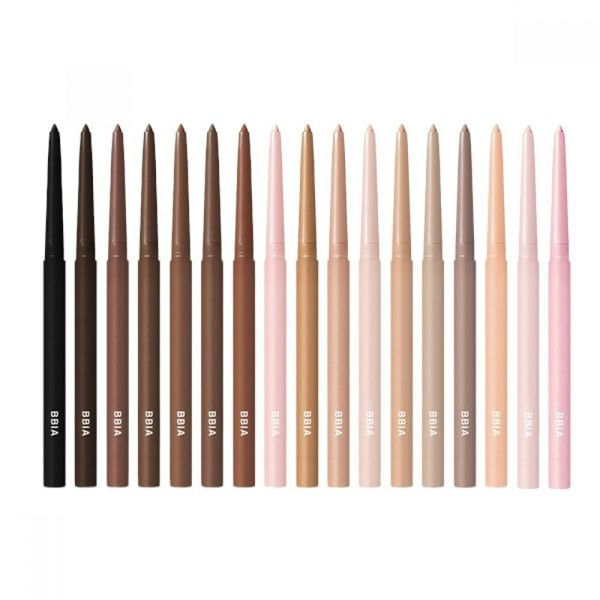BBIA NEW Last Auto Gel Eyeliner – 0.3g mechanical vegan 3mm gel eyeliner pencil with built-in sharpener available at Atelier De Glow UK.