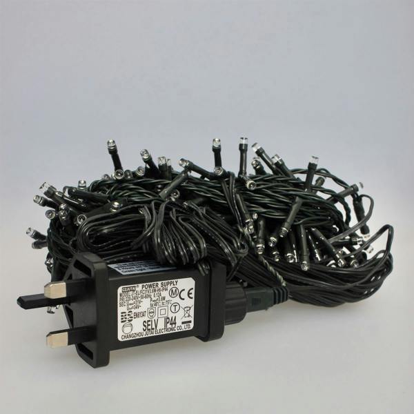 Cool White LED Multifunction Outdoor String Fairy Lights with Timer, Size Options 100 to 2000 LEDs image 6