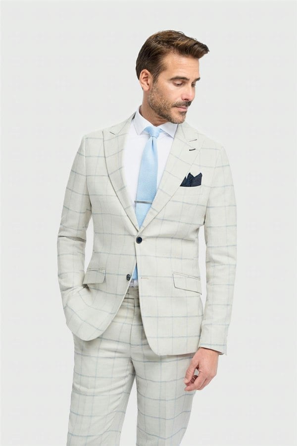 House of Cavani Gabriel Slate Blazer