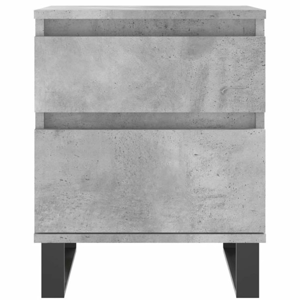 Berkfield Bedside Cabinet Concrete Grey 40x35x50 cm Engineered Wood