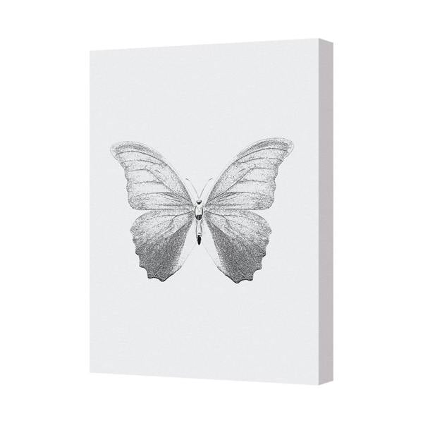 Benjamin Tate Design Butterfly Canvas Art Print Handmade in United Kingdom