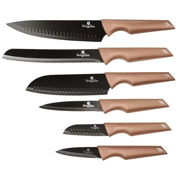 Berlinger Haus 6 Piece Knife Set Rose Gold BH2592