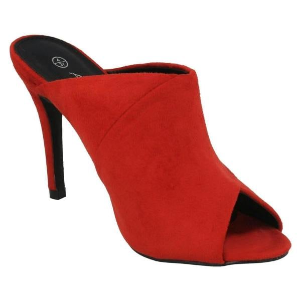 Anne Michelle Ladies Anne Michelle High Heel Mule Sandals F10763