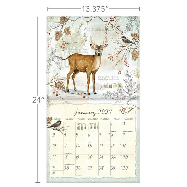 Susan Winget, Field Guide Deluxe Calendar 2027, Deluxe Calendars, Month To View, Lifestyle, Gift