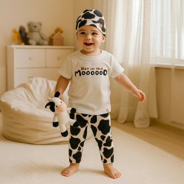 Lucy & Sam Cow & Star Two Pack Leggings