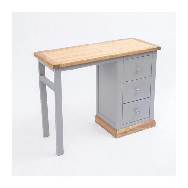 Cabinet Bits Biccari 3 Drawer Desk - Dressing Table Chrome Knob
