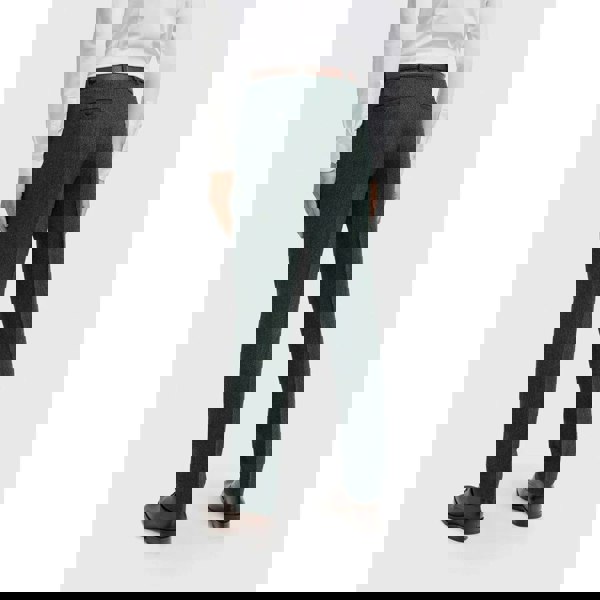 House Of Cavani Thomas - Men’s Olive Green 3 Piece Wool Blend Tweed Suit