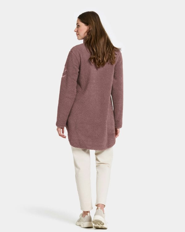 Didriksons Umi 3 Womens Full Zip Fleece - Faded Wine J05