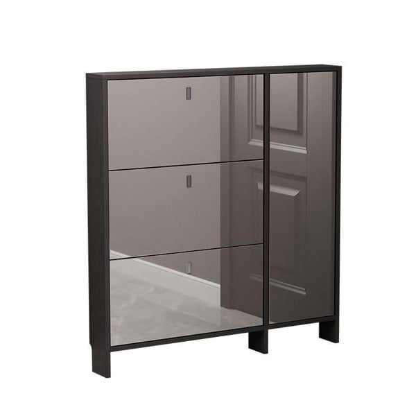 Knauss Mirrored Shoe Storage, Halllway-Weilai Concept-Weilai Concept