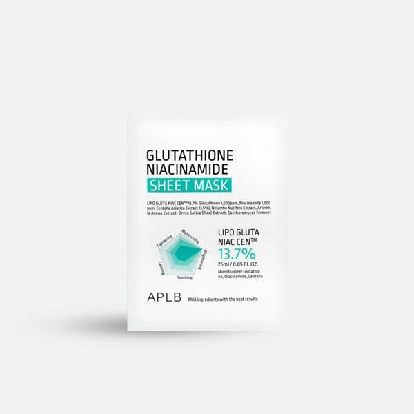 APLB Glutathione Niacinamide Sheet Mask (1pc / 10pcs)