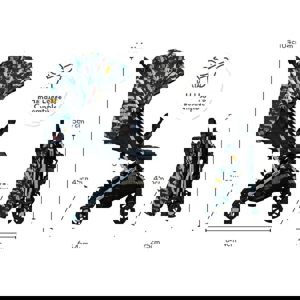 Ex Display Yo! Stroller Beep Beep - Stroller - Cosatto Store