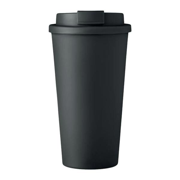 MidOcean Tuesday Double-Walled 450ml Tumbler - Black - 