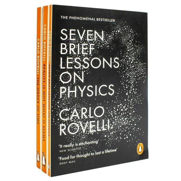 Carlo Rovelli Collection 3 Books Set (Reality Is Not What It Seems, The Order of Time, Seven Brief Lessons on Physics)