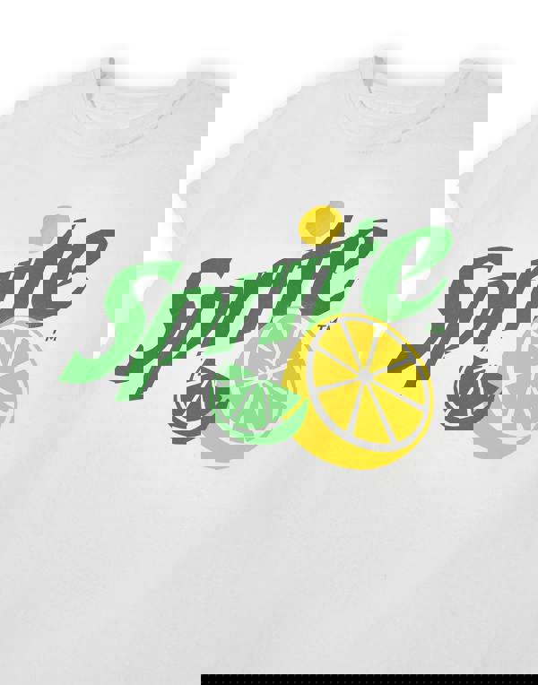 Coca Cola Sprite Unisex White Logo Short Sleeved T-Shirt