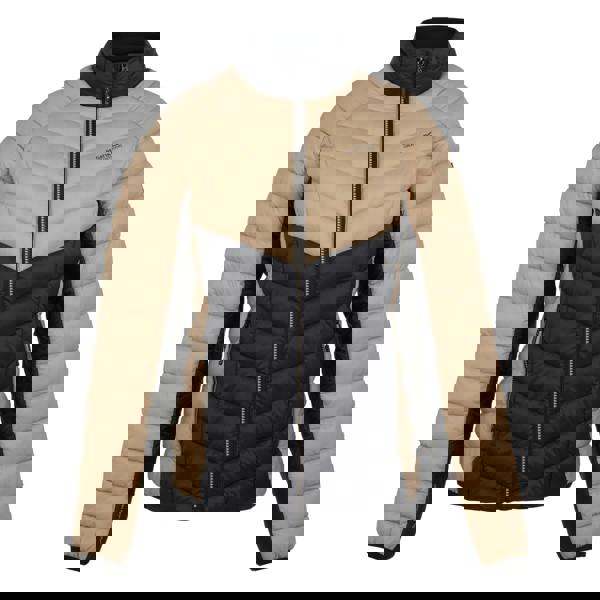 Regatta Womens/Ladies Dalent Quilted Jacket - Warm Taupe/Black - 