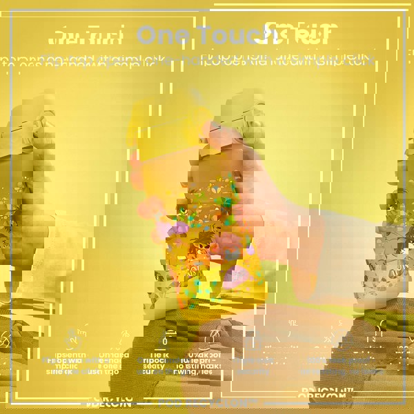 ION8 Leak Proof Kids Water Bottle, Recyclon, Baby Lions, 350ml (12oz)