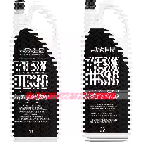 ProKleen Pro-Kleen Tyre Shine Dressing - Wet Look Non-Sling & Solvent Free Formula - Tyre Protector Easy to Use Formula (2 Litres)