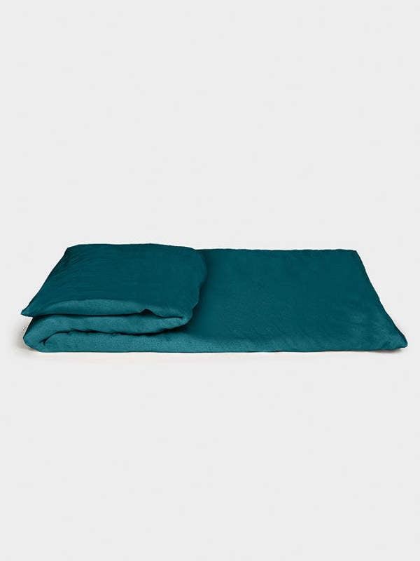 Yoga Studio Long Cotton Futon Zabuton Meditation Yoga Floor Mat (2.5cm Extra Thick) - Teal