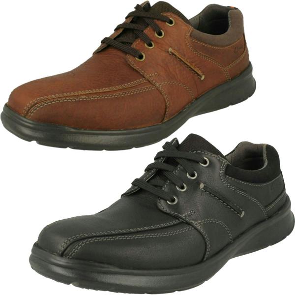 Clarks Mens Clarks Stitch Detailed Lace Up Shoes Cotrell Walk