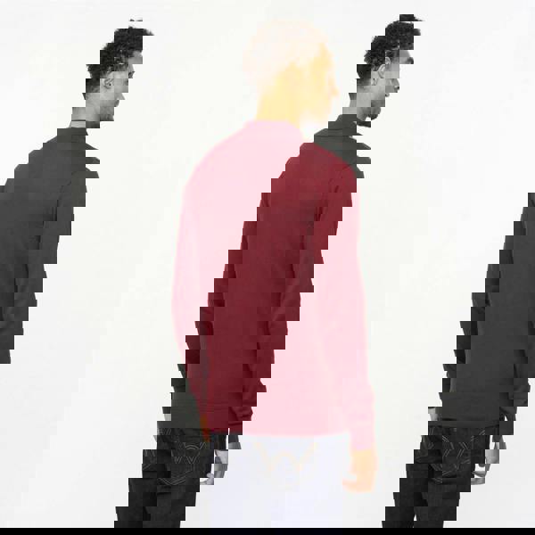 Gabicci V55GM02 Mens Bond Long Sleeve Knitted Three Button Polo Gabicci Vintage - MULBERRY