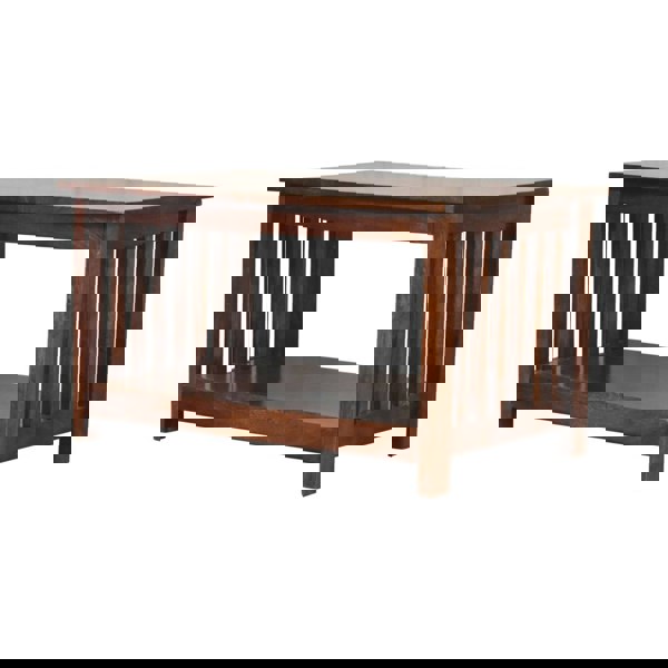 Artisan Furniture Slatted Chestnut Coffee Table