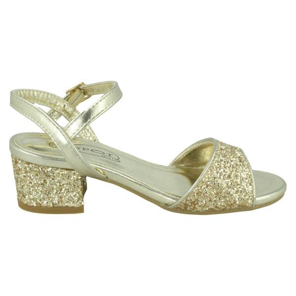 Spot On Girls Spot On Mid Block Heel Sandals H1114