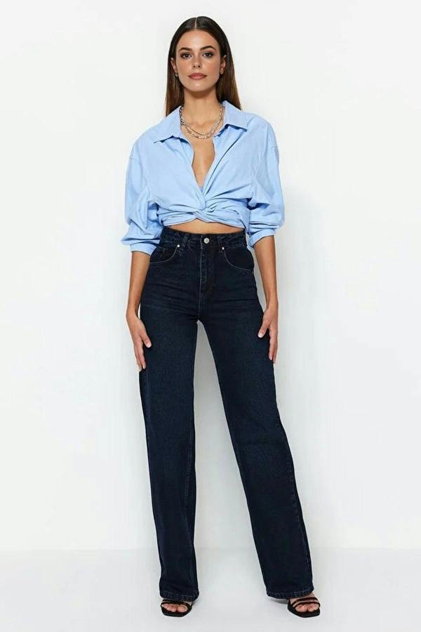 WOVCOR High Waist Wide Leg Jeans