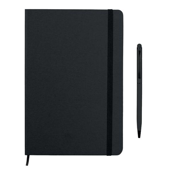 MidOcean Neilo Set Notebook & Pen - Black - 