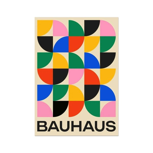 Bauhaus Art Print - Triangles