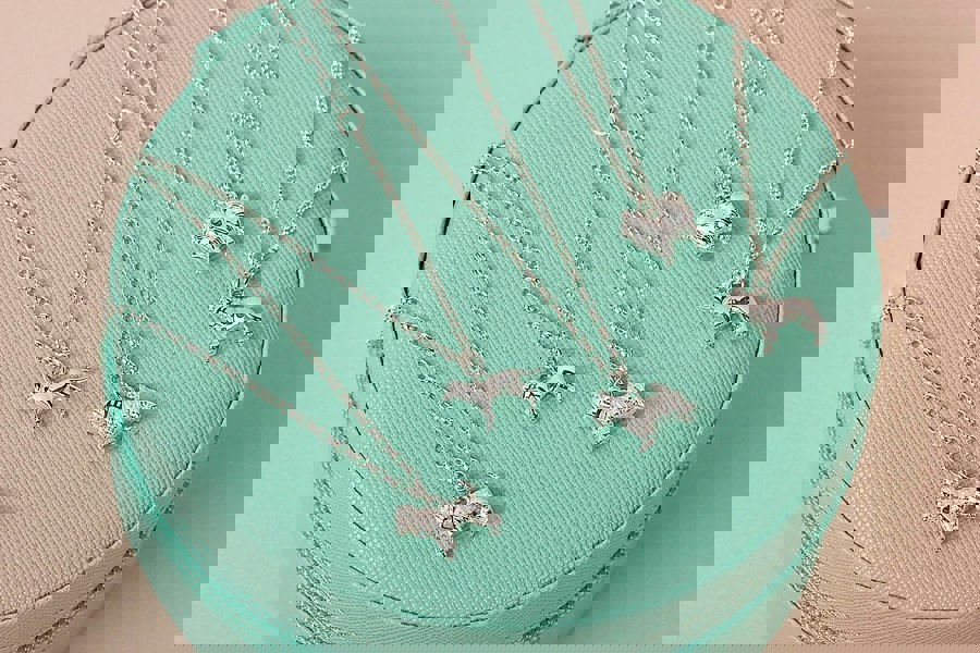 Guinea Pig Dainty Chain Bracelet - Personalised - Sterling Silver - MYLEE London