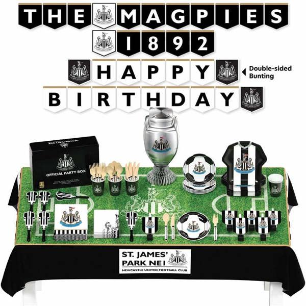 Newcastle United FC All in One Party Box Set, Kitchen Accessories, Sports, Gift