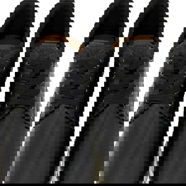 Dune London Mens Tamsen Lace Up Trainers - Black - 