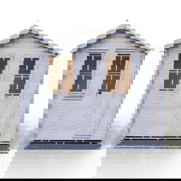 Shire Avesbury 10x10 Log Cabin 19mm interlock  Cladding - Best Shed