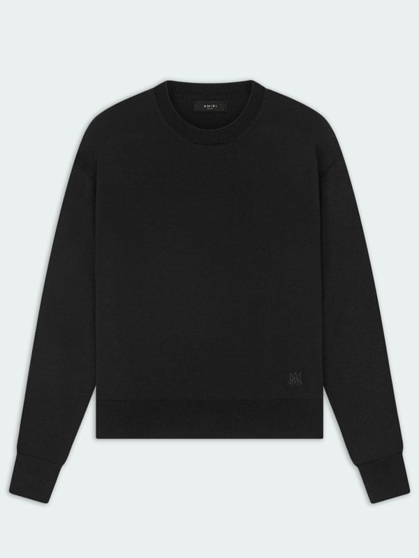 Amiri Classic Crew Neck Sweater – Black