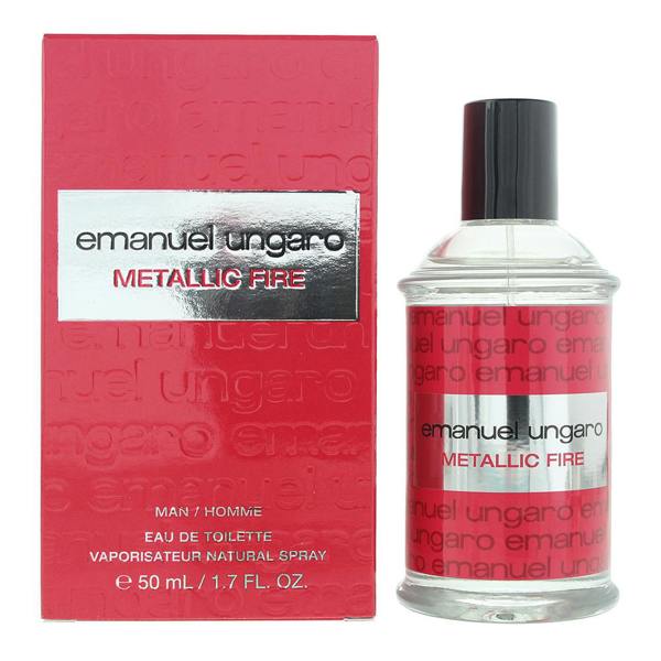 Emanuel Ungaro Metallic Fire Eau de Toilette 50ml Spray for Him