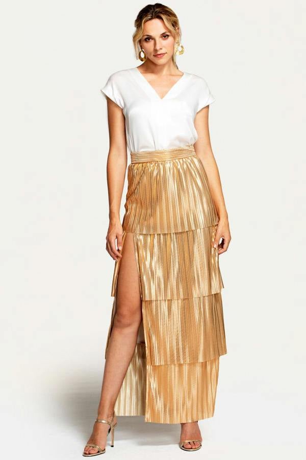 HotSquash Tiered Maxi Skirt