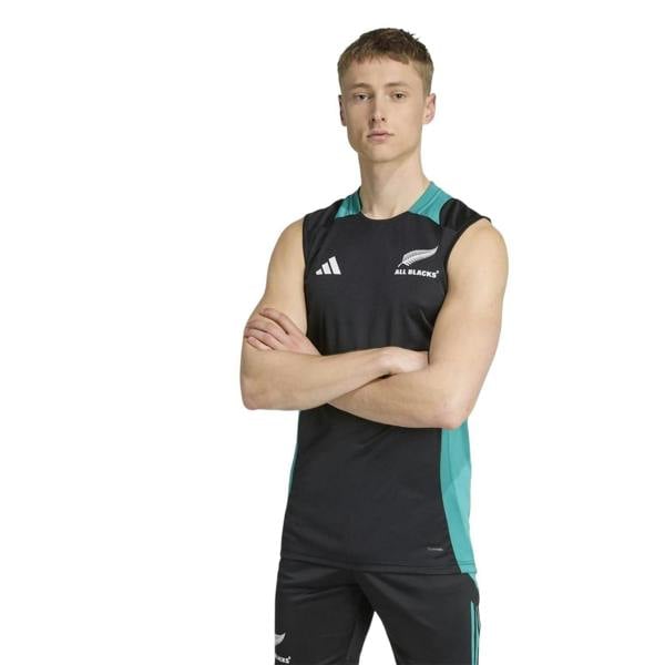 Adidas Mens All Blacks Vest Top - Black/Teal - 