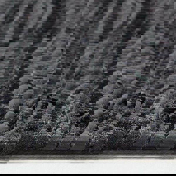 HOMESCAPES Denver Leather Woven Rug