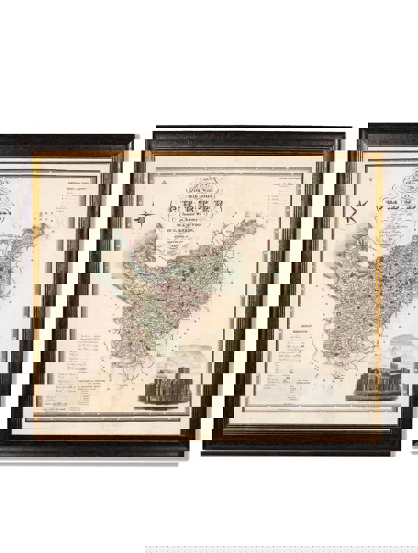 Exceptional Art c.1830 County Maps of England