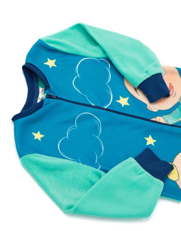 Cocomelon Unisex Kids Blue Jj Onesie