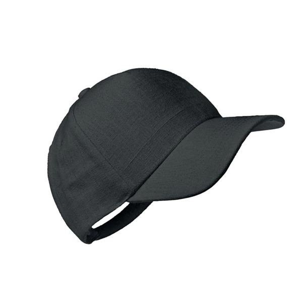 MidOcean Naima Hemp Baseball Cap - Black - 