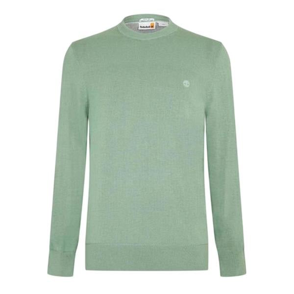 Timberland Mens Williams Crew Neck Sweater Top - Green Bay - 