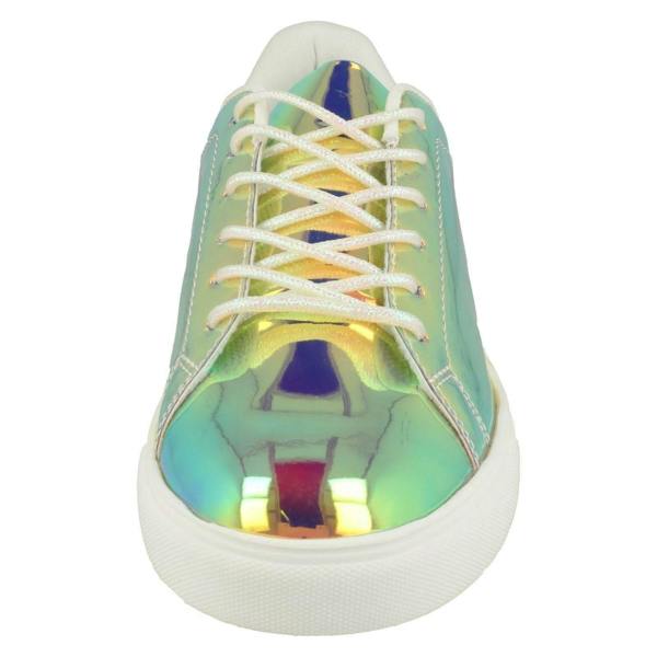 Spot On Ladies Spot On Casual Hologram Pumps